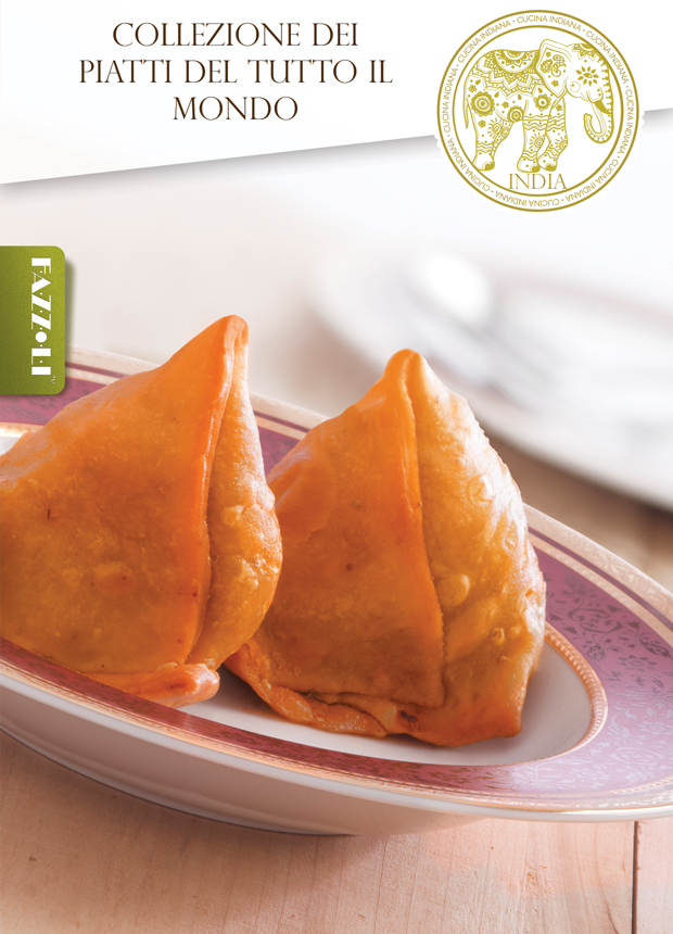 Samosa con la frutta