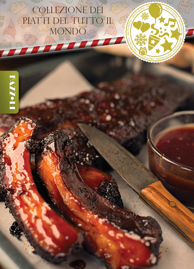 Costate in salsa di melograno